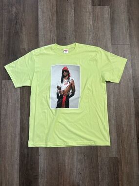 Supreme Playboi Carti Photo Tee Shirt Neon/Lime